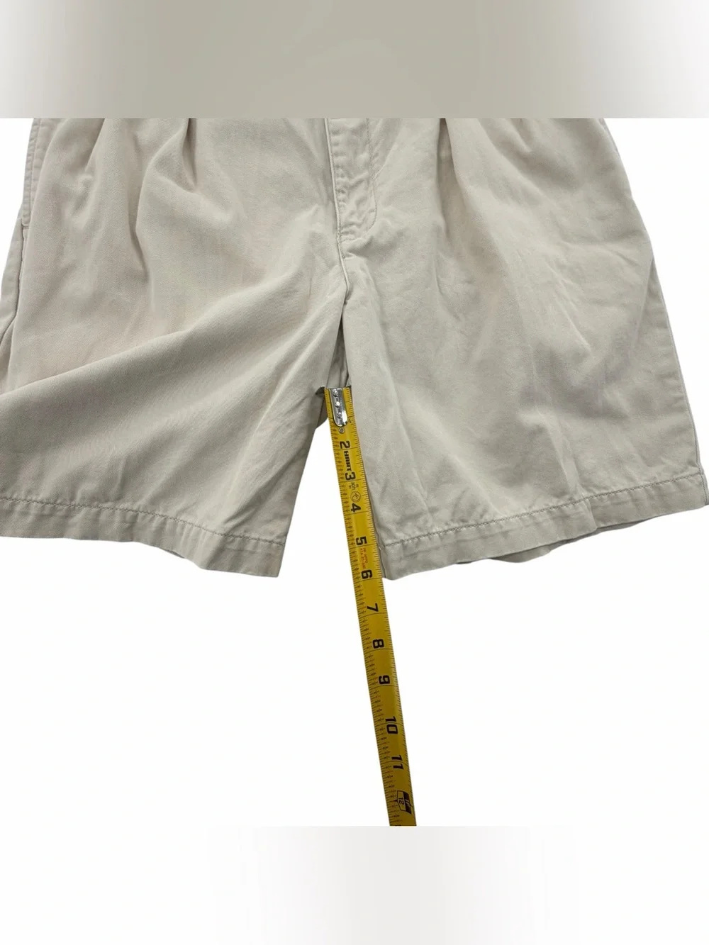 Vintage 90s Polo Ralph Lauren Tyler Pleated Chino Shorts Mens 34